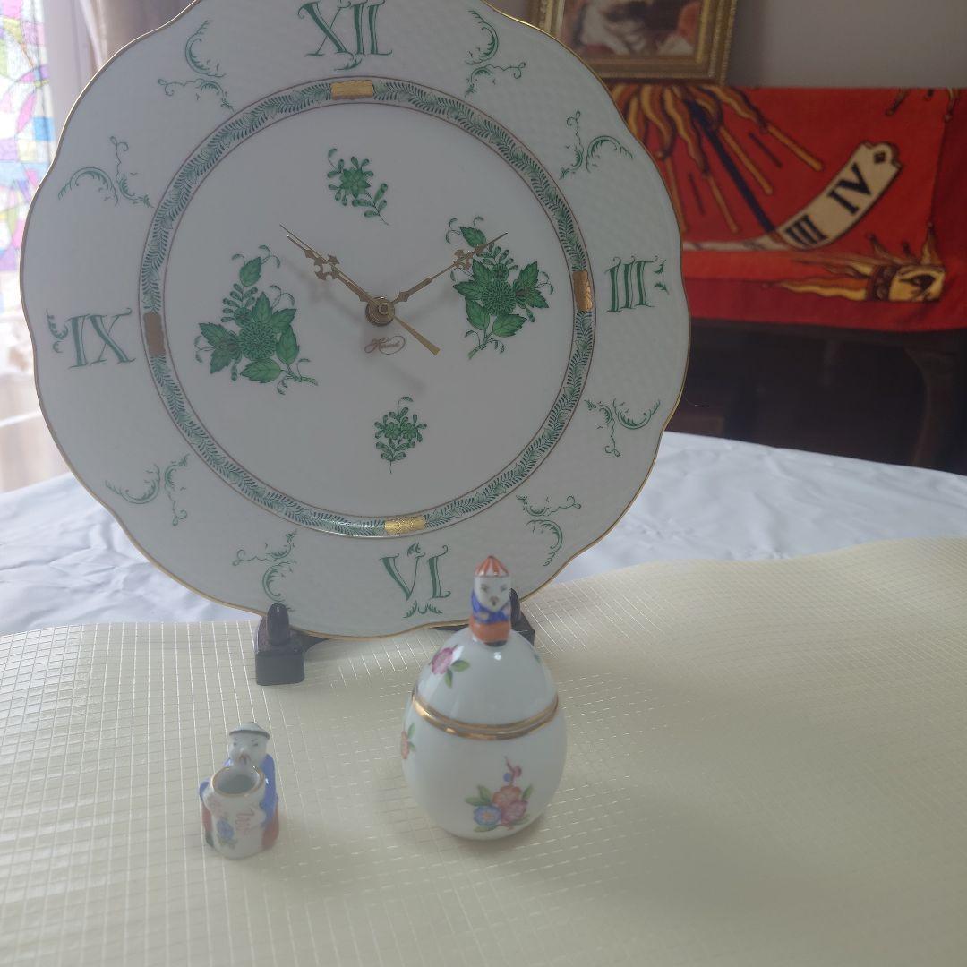 ヘレンド希小 ・ ボンボンシノワズリ マインダリン ・タバコ消し等２品