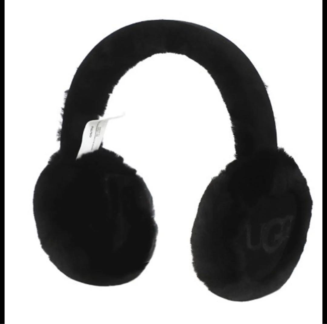 【UGG】ロゴ刺繍＊イヤーマフ＊ブラック＊新品未使用