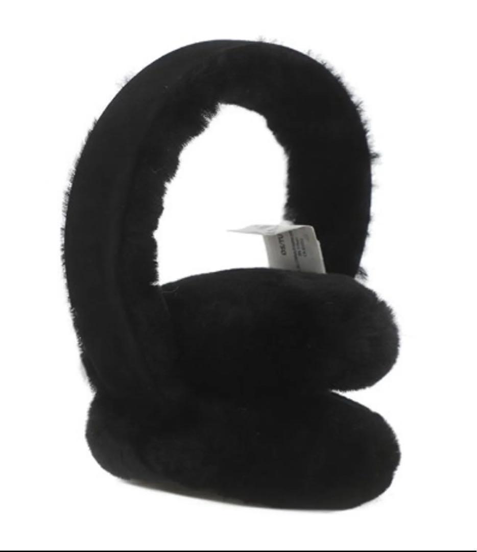 【UGG】ロゴ刺繍＊イヤーマフ＊ブラック＊新品未使用