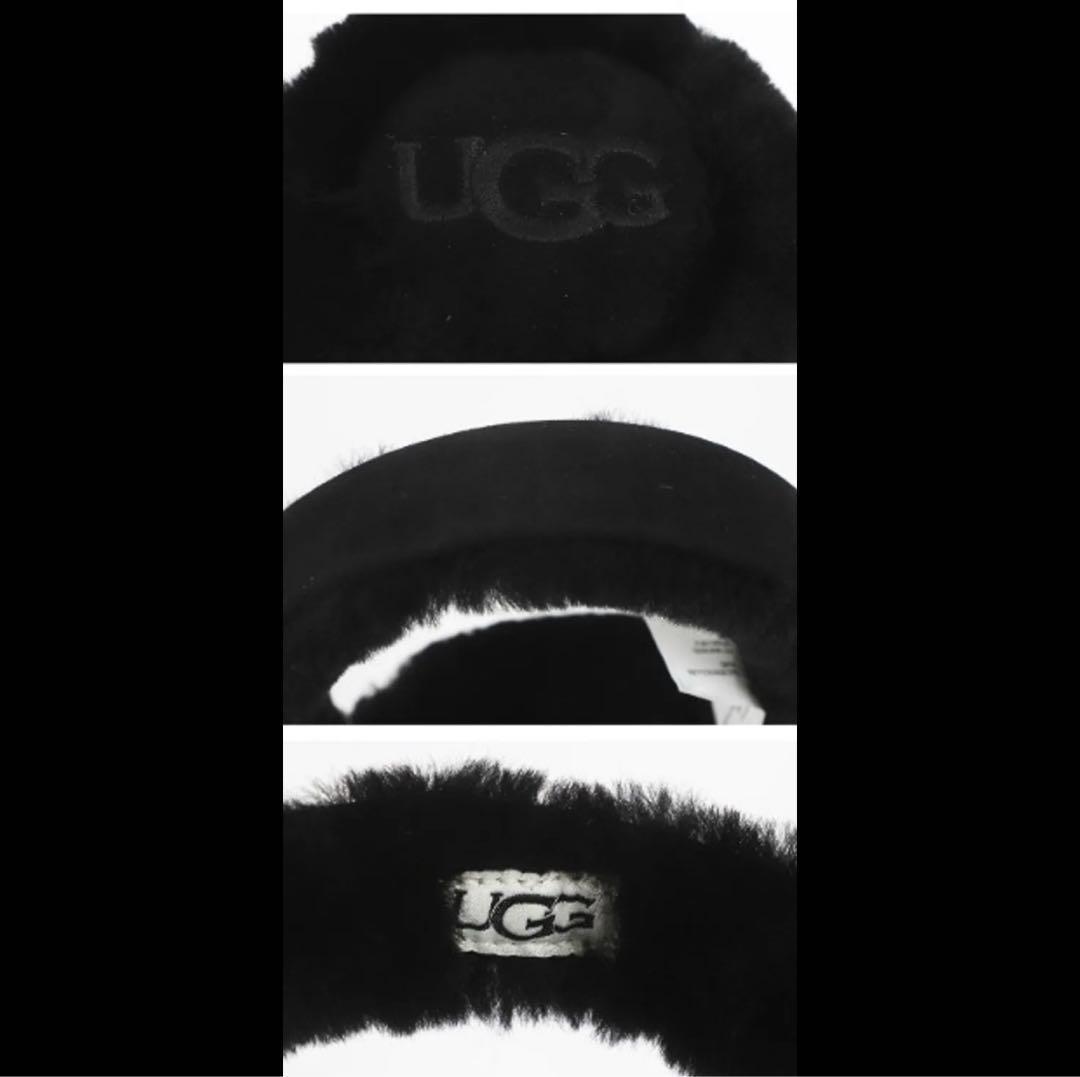 【UGG】ロゴ刺繍＊イヤーマフ＊ブラック＊新品未使用