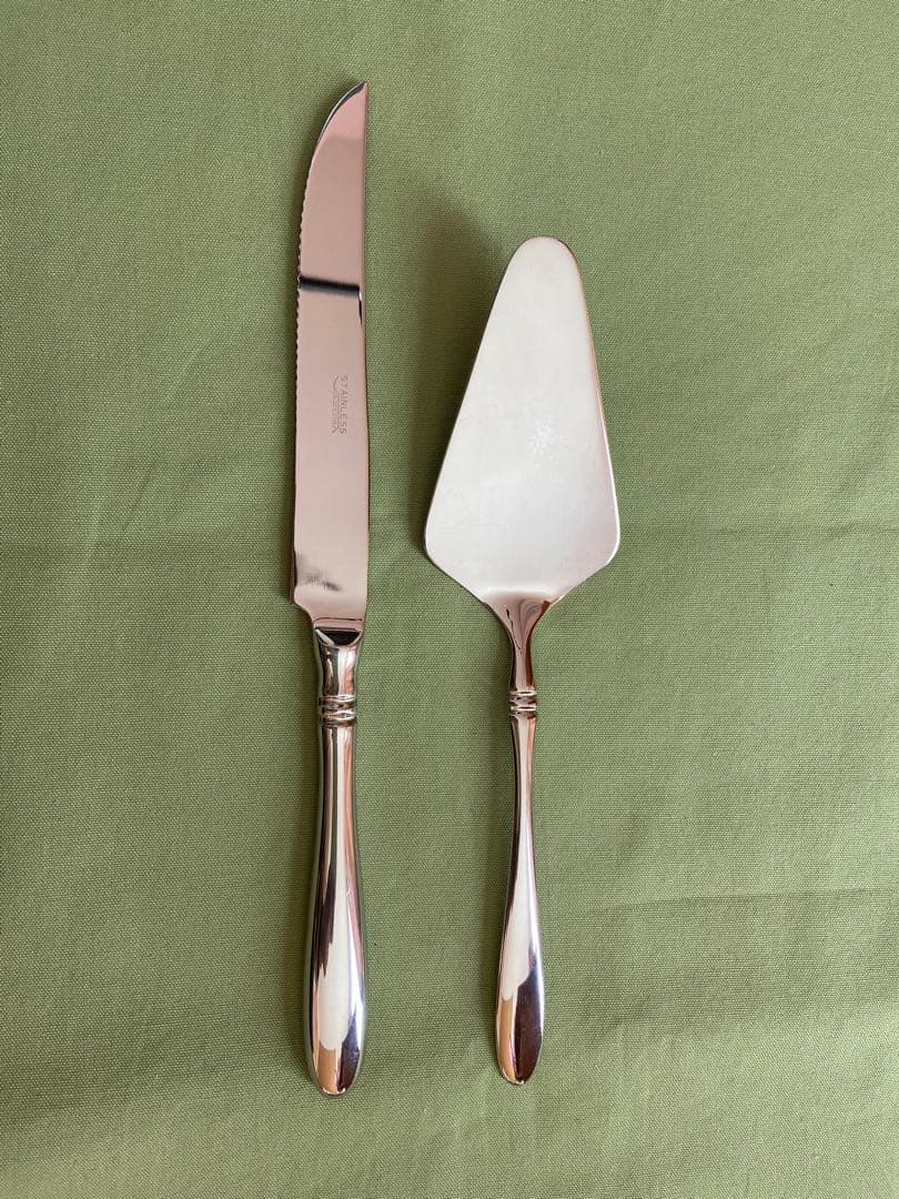 アズマインペリアル 18-18 ケーキナイフ、ケーキサーバー　計2本