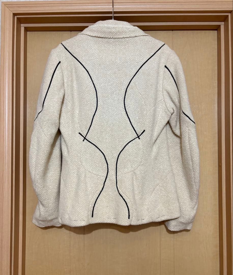 ISSEY MIYAKE アイボリー ジャケット　サイズ4
