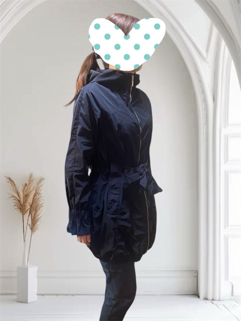 最終値下げ！＊MONCLER モンクレール ＊ウエストリボンナイロンコート