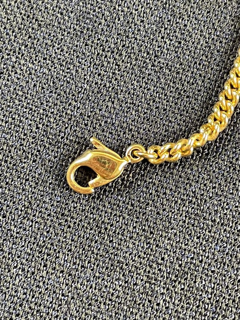 chistian Dior/ヴィンテージ.Dモチーフゴールドブレスレット