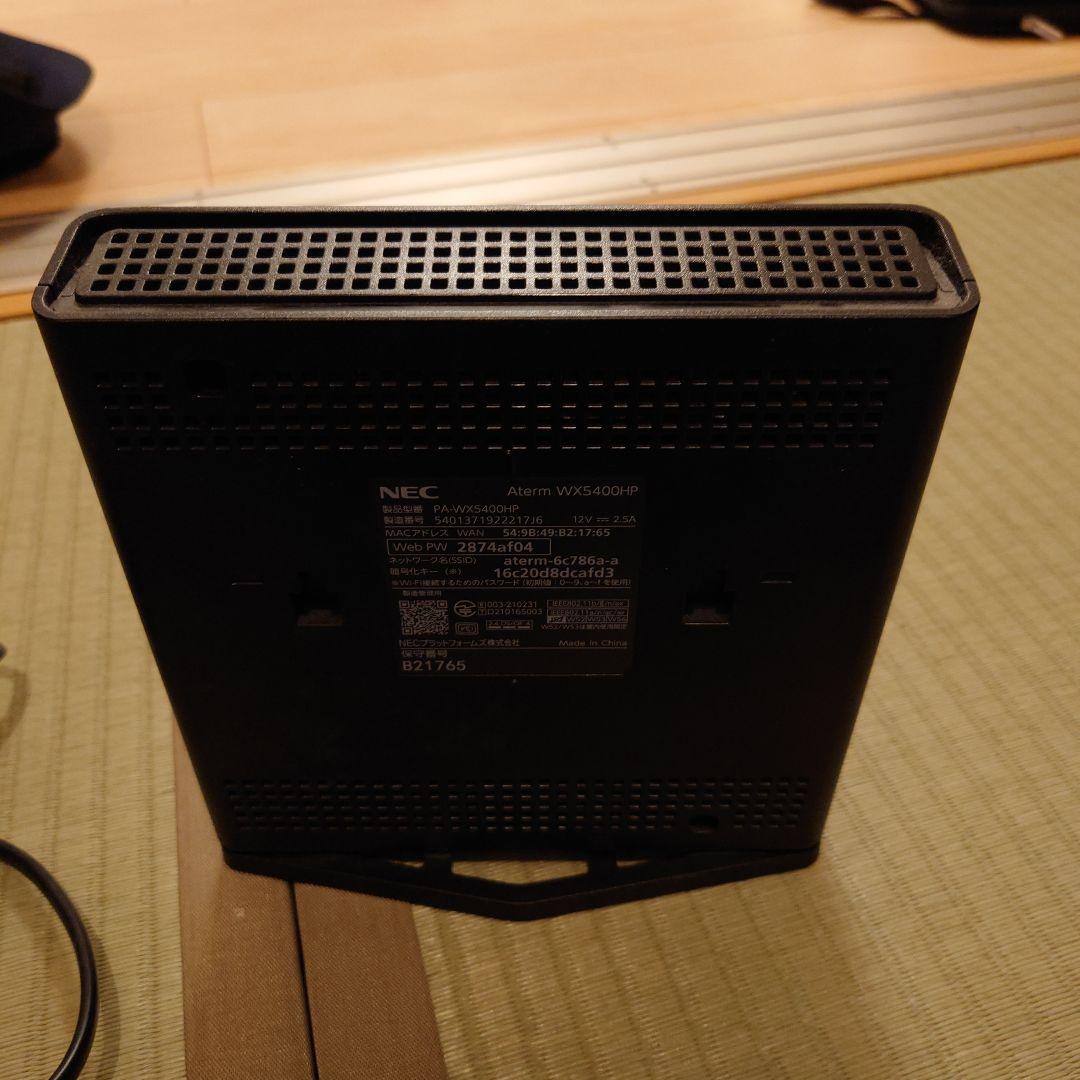 NEC PA-WX5400HP 無線LANルーター 本体