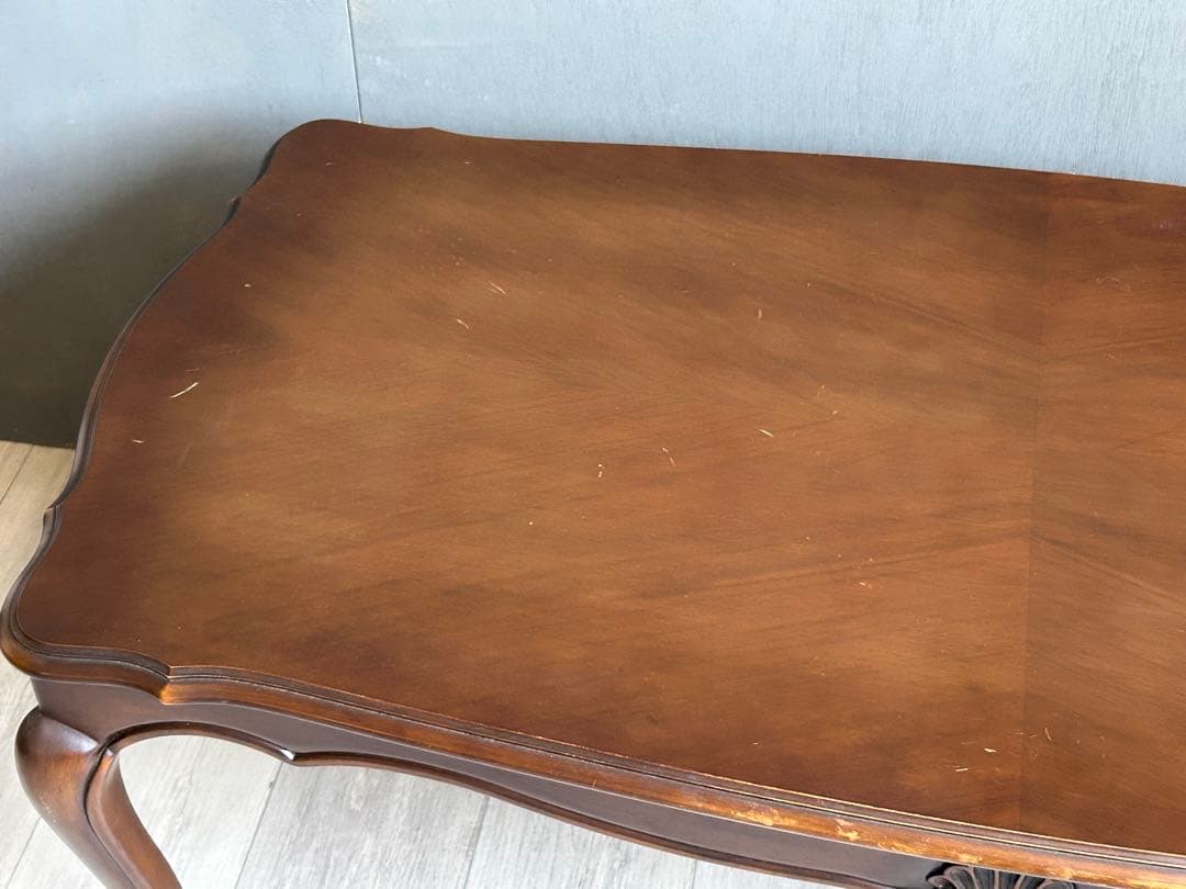 カリモク　コロニアル　猫脚　センターテーブル　ローテーブル　クラシック　IZ