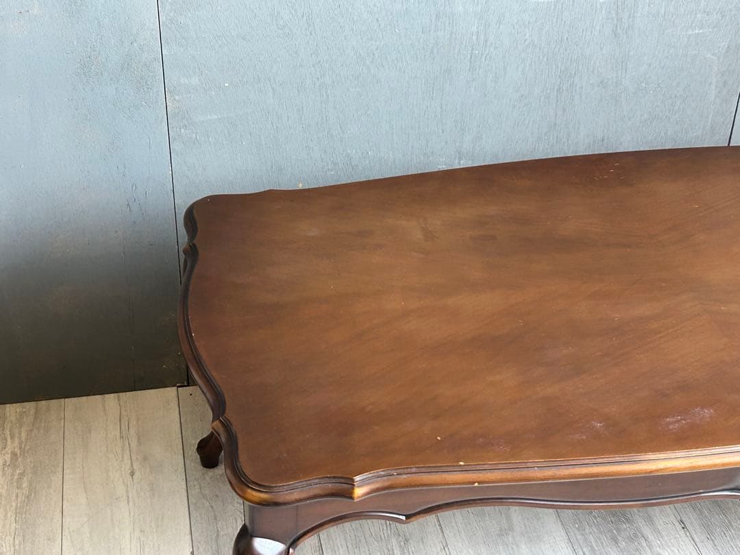 カリモク　コロニアル　猫脚　センターテーブル　ローテーブル　クラシック　IZ