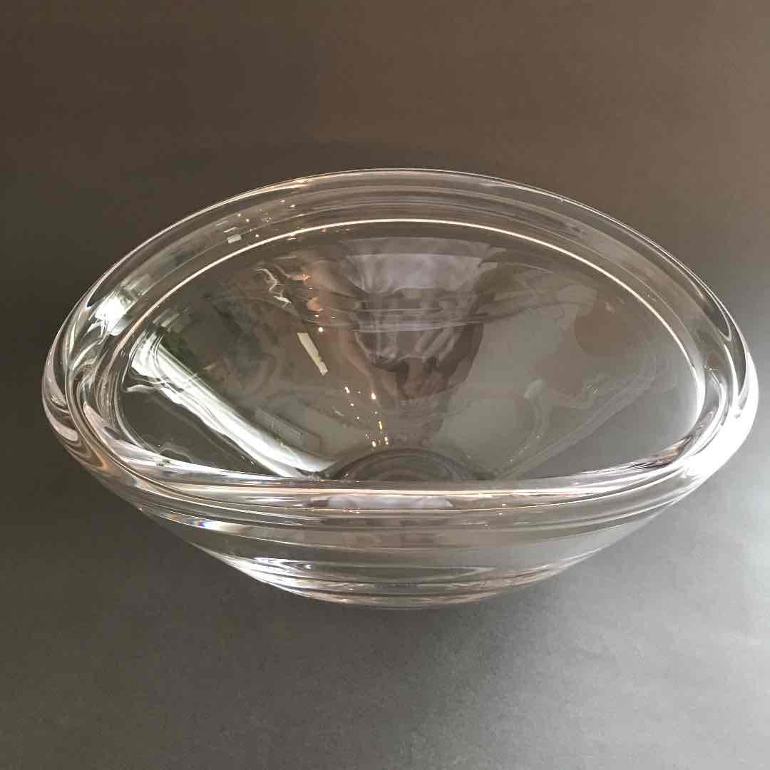 クリスタルガラスオーバルボール