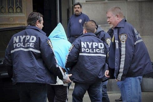 USA NYPD POLICE 実物 ニューヨーク市警 冬用レイドジャケット