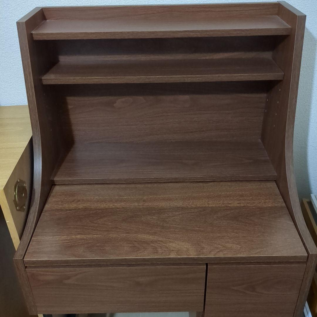 【引取限定】ブラウン ドレッサー・デスク兼用