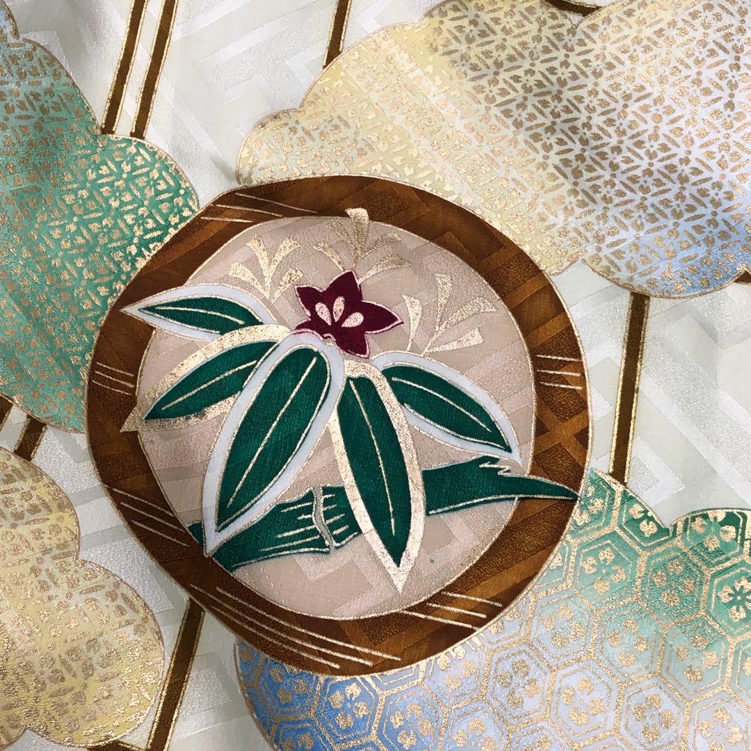 子供着物 羽織 七五三 5歳 鷹に小槌 松 巻物 金駒刺繍 CK-7389