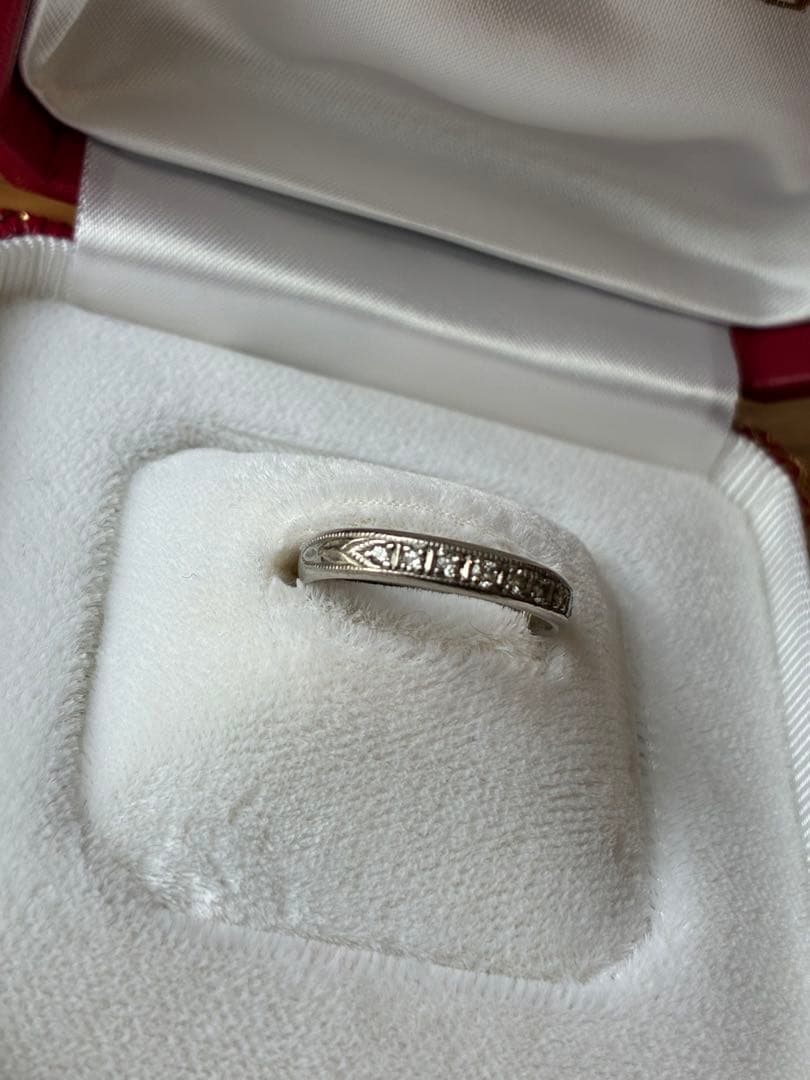 【訳あり】プラチナダイヤモンドリング　指輪