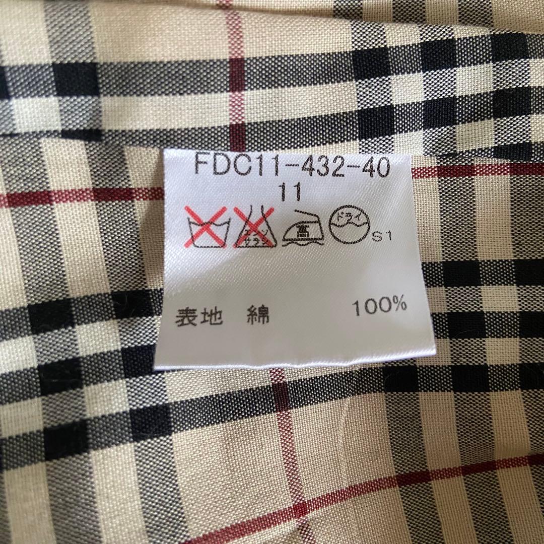 美品✨バーバリーロンドン ノバチェック ステンカラーショートコート Aライン L