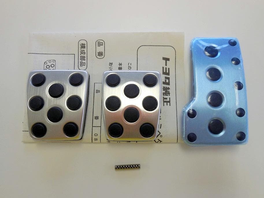 SW20.21　MR2　純正アルミペダル 3点　MT用　MR-S / セリカにも