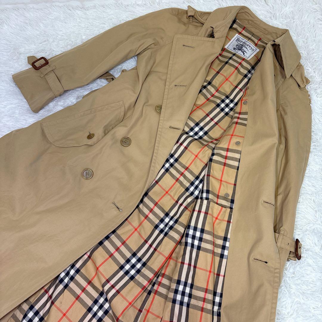 BURBERRY トレンチコート ベルト コットン100％ ベージュ M相当