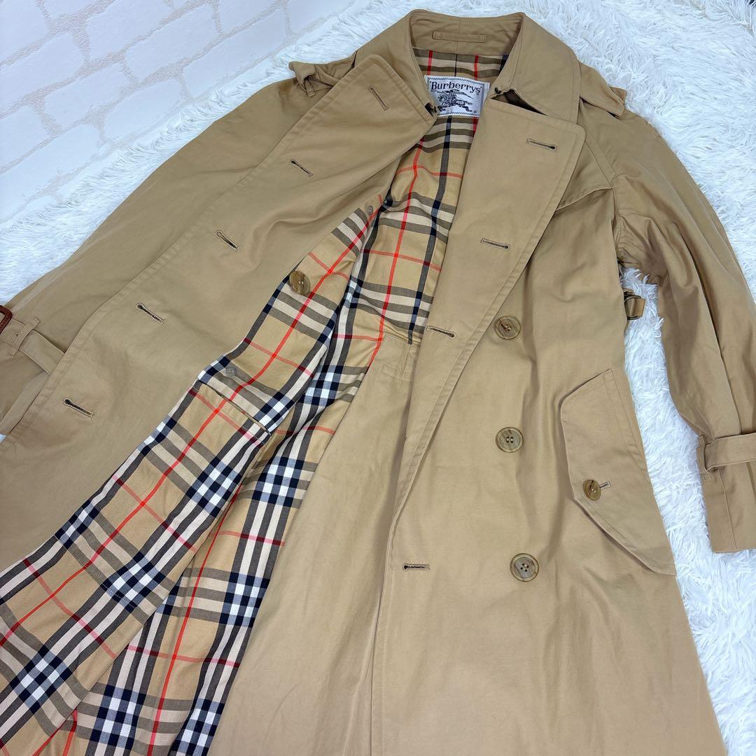 BURBERRY トレンチコート ベルト コットン100％ ベージュ M相当