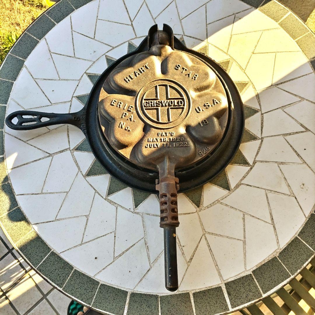 グリスウォルド ワッフルアイロン ハート JULY.11.1922