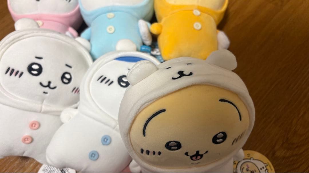ちいかわ/ハチワレ/うさぎ ぬいぐるみ/チャームセット(バラ売り不可)