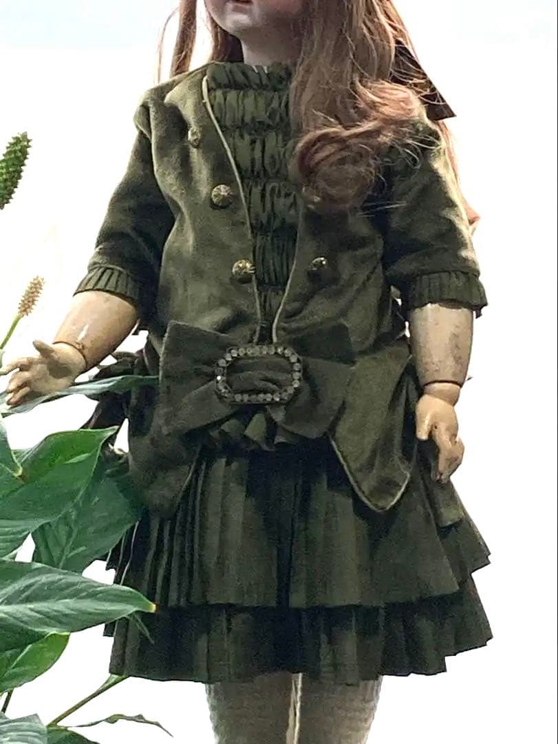 ビスクドール　ドレス　ジュモー11号サイズ