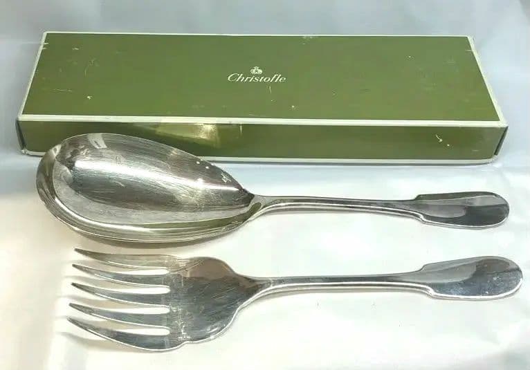 クリストフルChristope ①　サーバースプーン&フォークセット