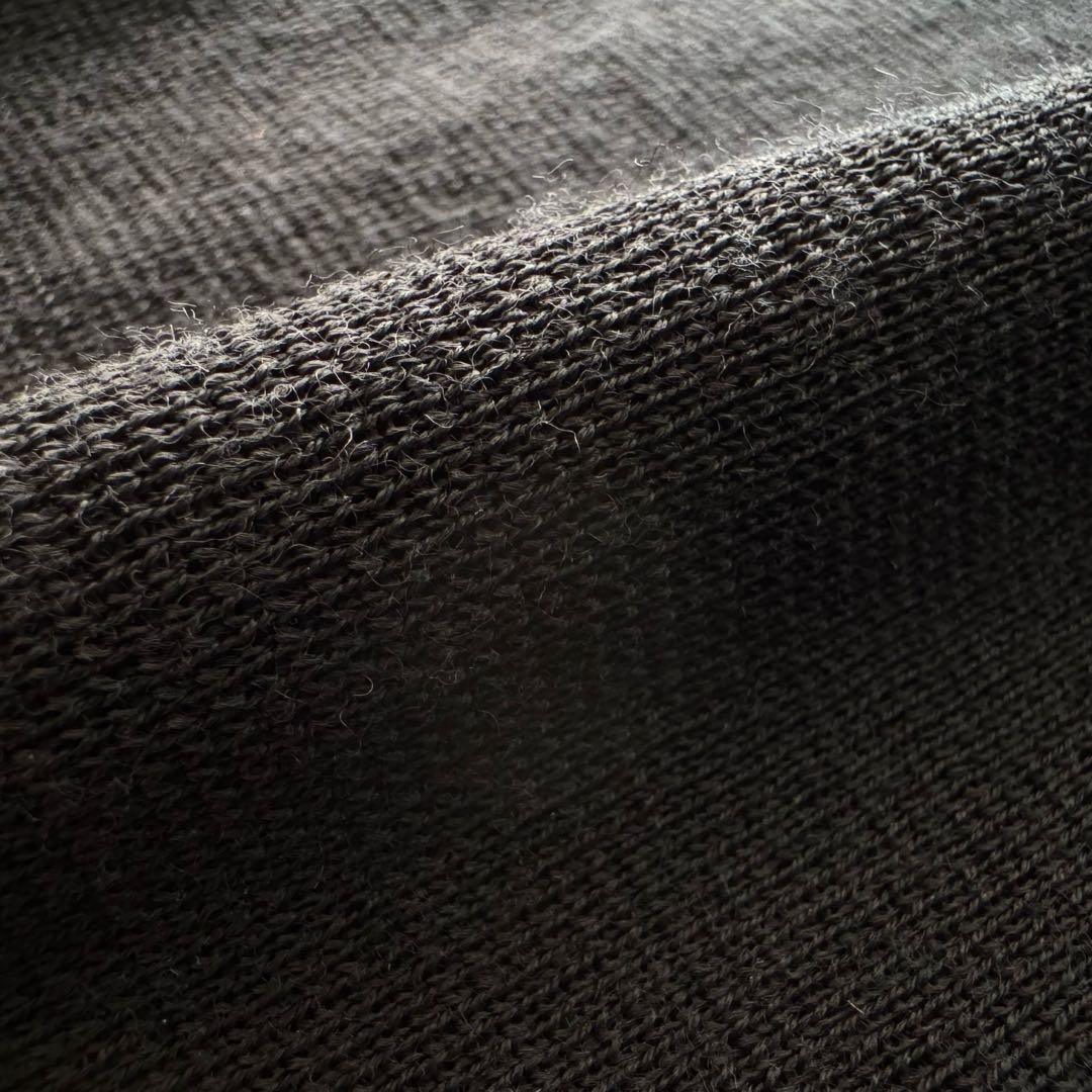 M’S GRACY＊フリルハイネックニット ブラック 上品 ウール