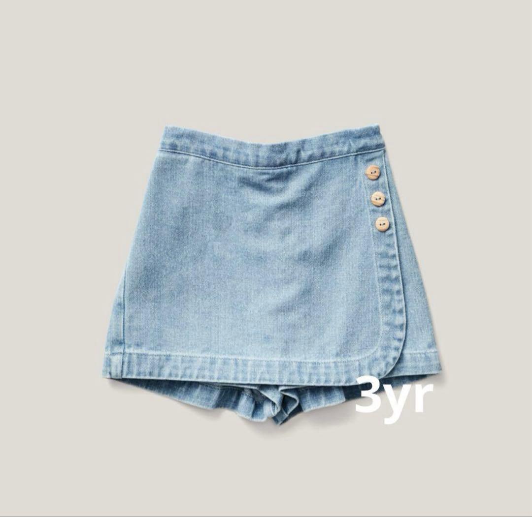 スカート soor ploom Olive Skort, Denim 3yr