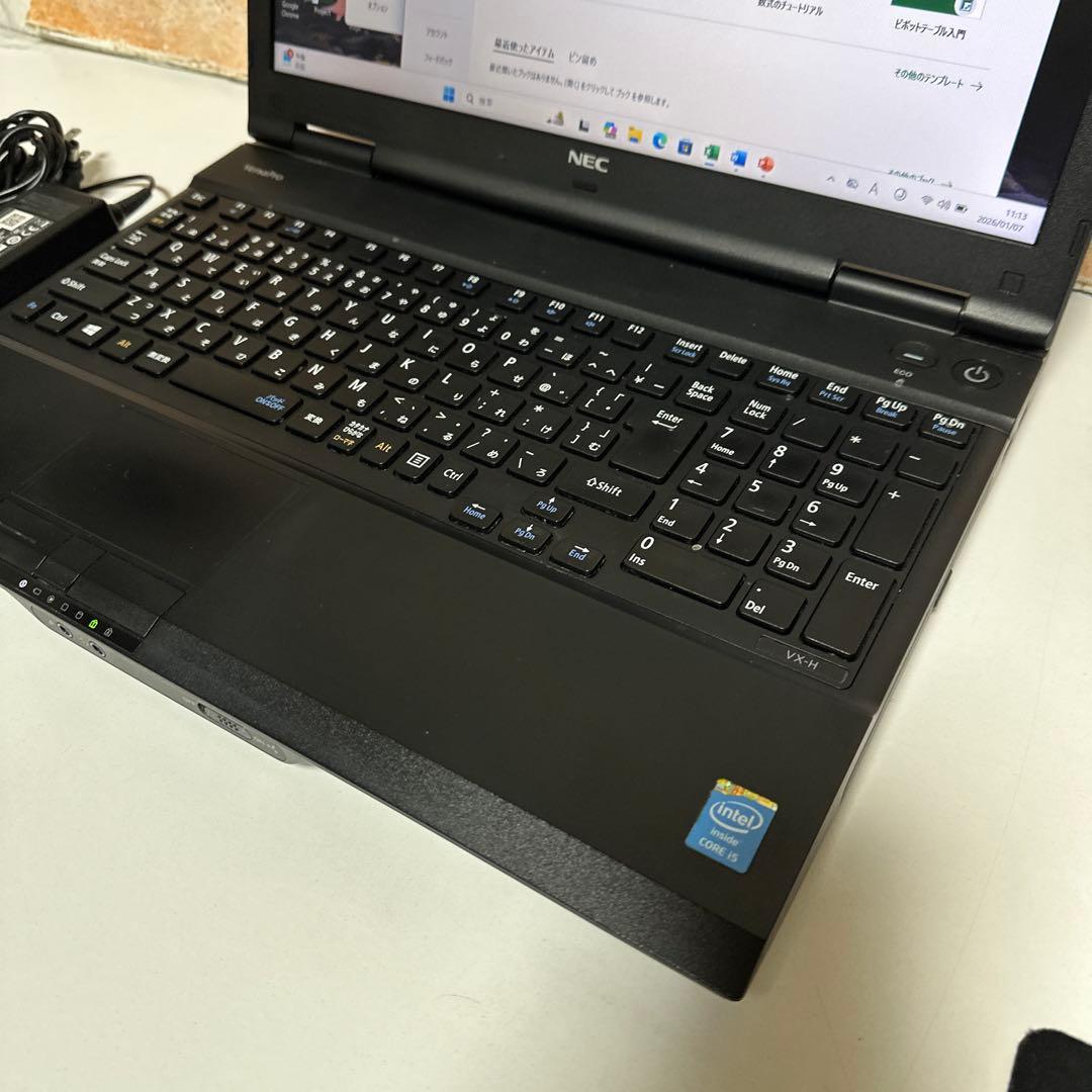 NEC ノートPC SSD 512GB メモリ8GB Win11 オフィス付き