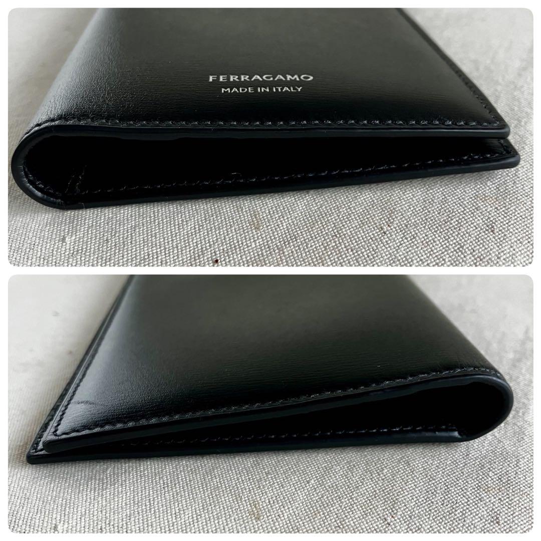 小物 FERRAGAMO Wallet Black Leather NERO