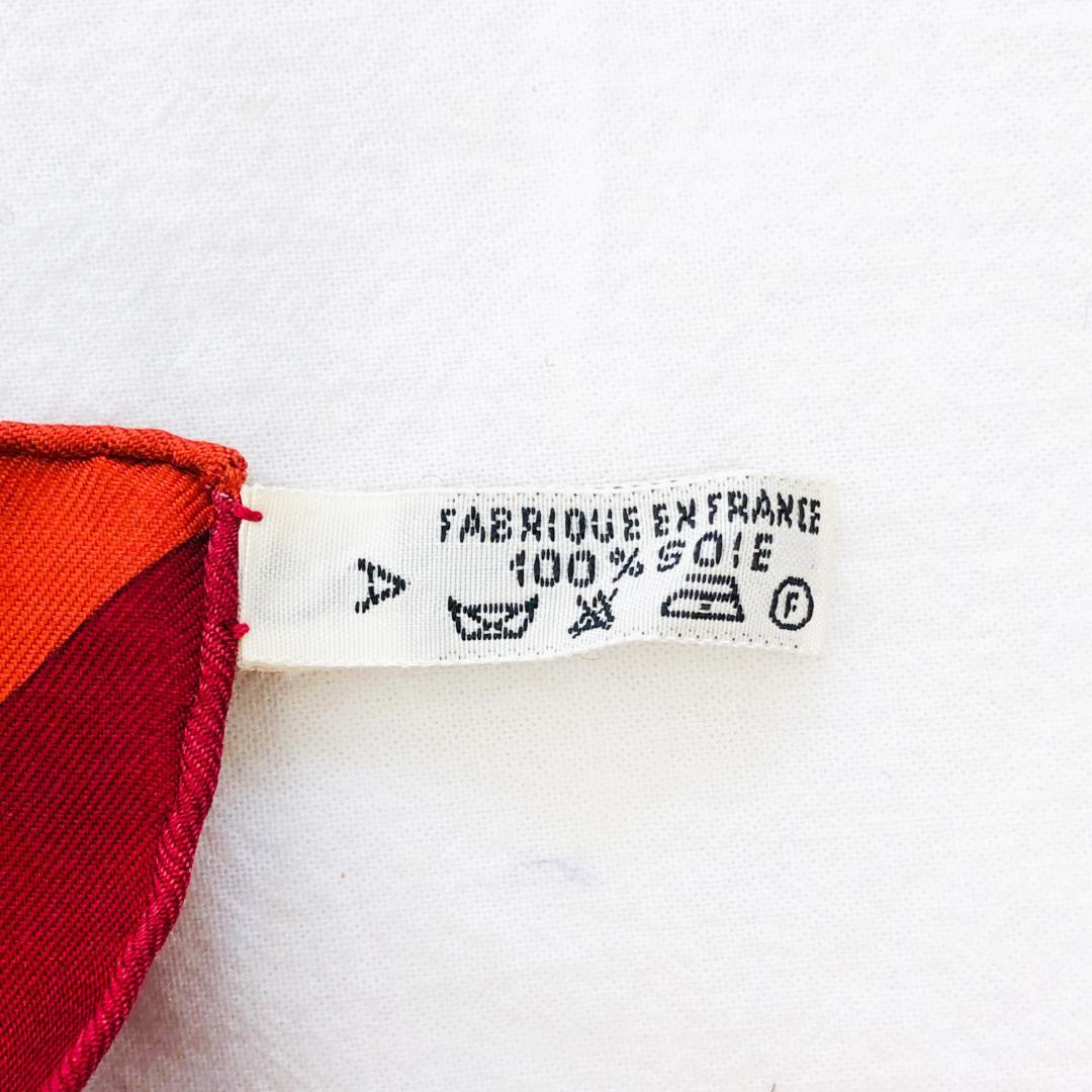 HERMES エルメス カレ90 海を渡る鳥の群れ スカーフ 美品 タグあり