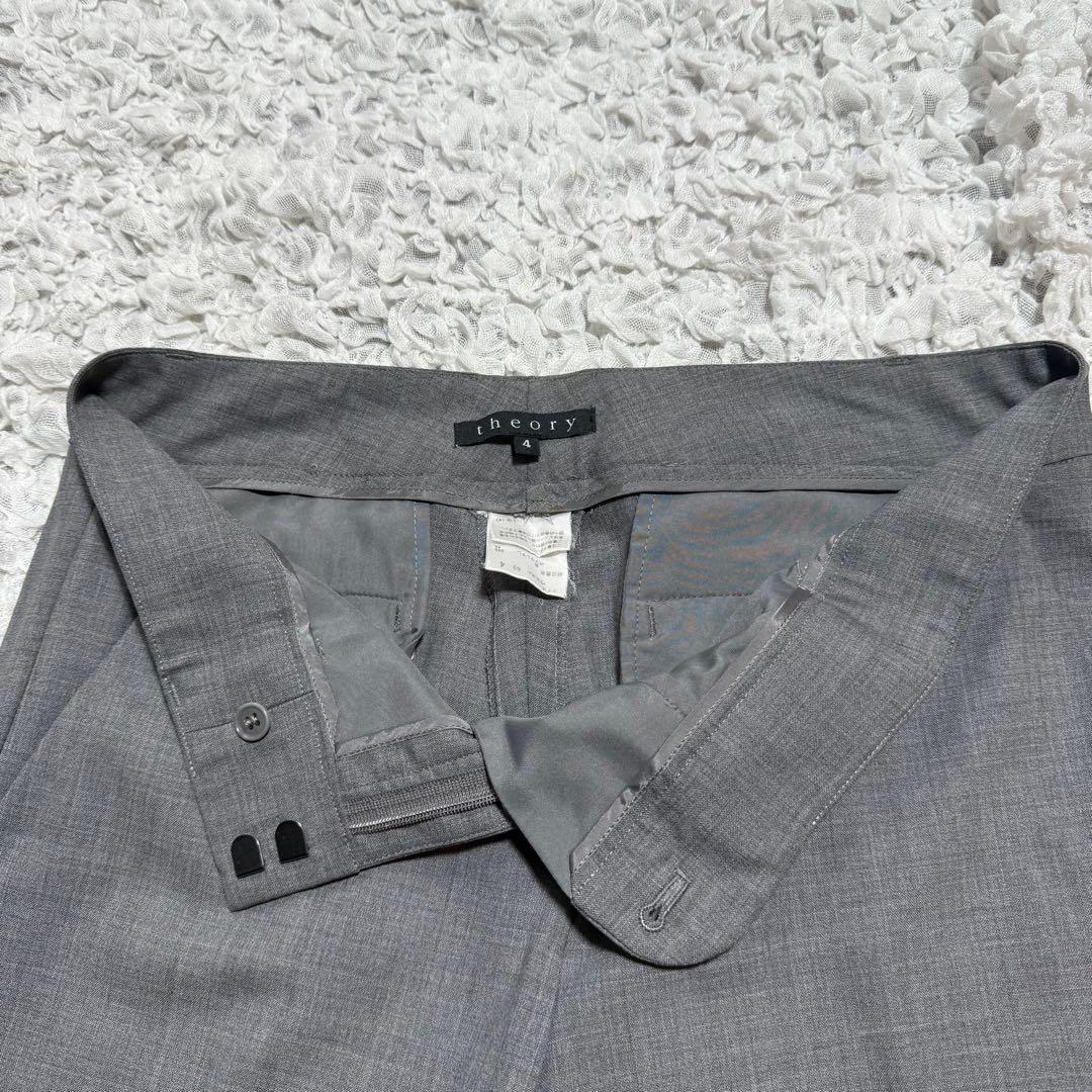 【セオリー】パンツスーツ　ビジネススーツ　セットアップ　背抜き　ブーツカット