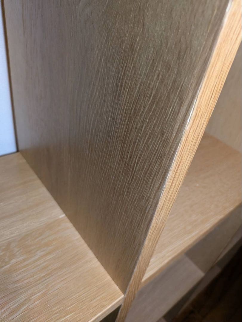 ■送料込■無印 スタッキングシェルフ オーク木製棚 カラーボックス 収納