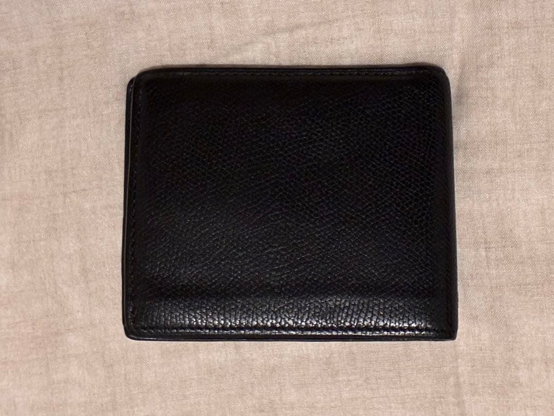 Valextra ヴァレクストラ 二つ折財布　黒　美品