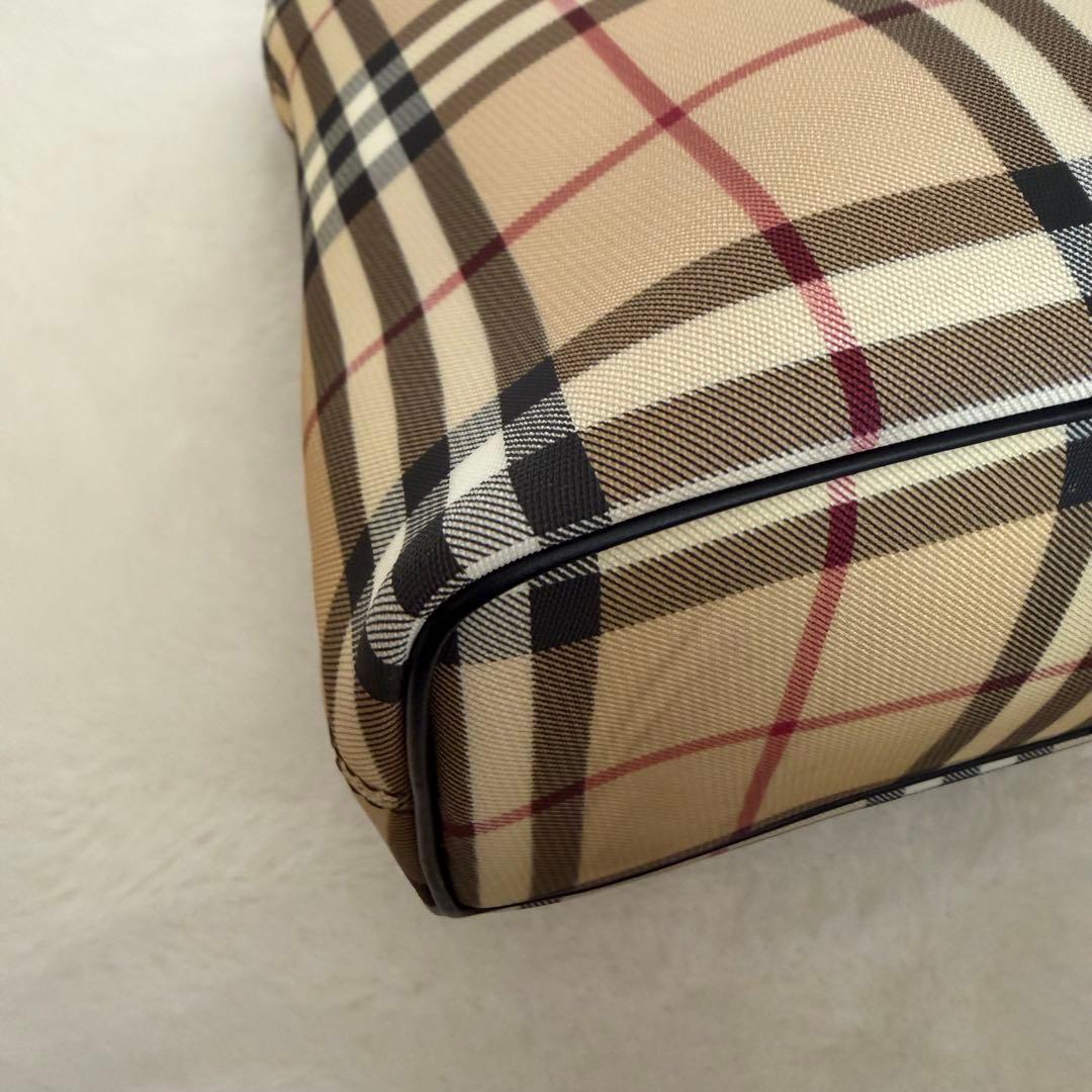 Burberry バーバリーロンドン トートバッグ ノバチェック PVC