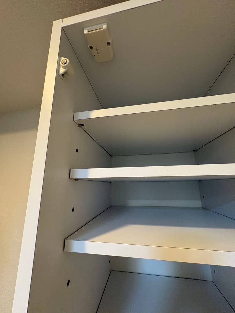 スリム食器棚　W40cm ホワイト！送料込み！