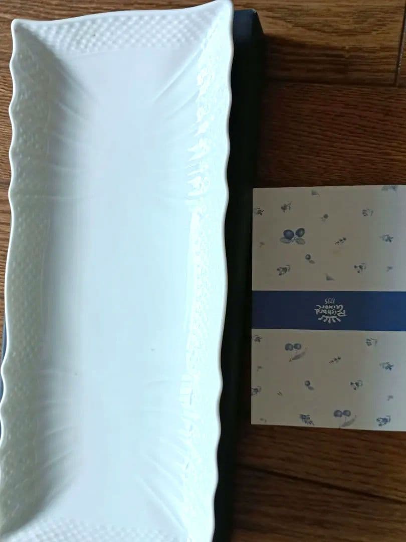 リチャード　ジノリ　ベッキオ　ホワイト1735　長方形皿（12×28）