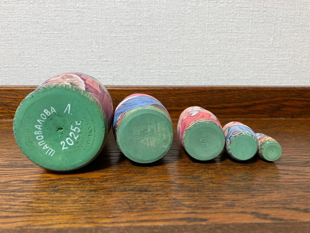 雑貨☆イースター『Easterヒヨコ』マトリョーシカ(5P)エレナ作