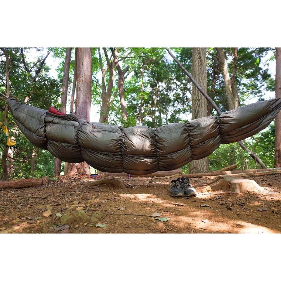 最終値下げ 極美品 アクシーズクイン モグ500 ハンモック用シュラフ