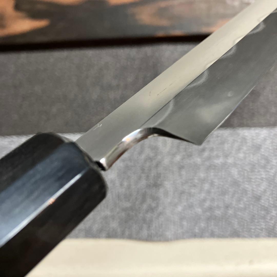 玄磨　柳刃包丁　天然砥石で本刃付け済み❗️