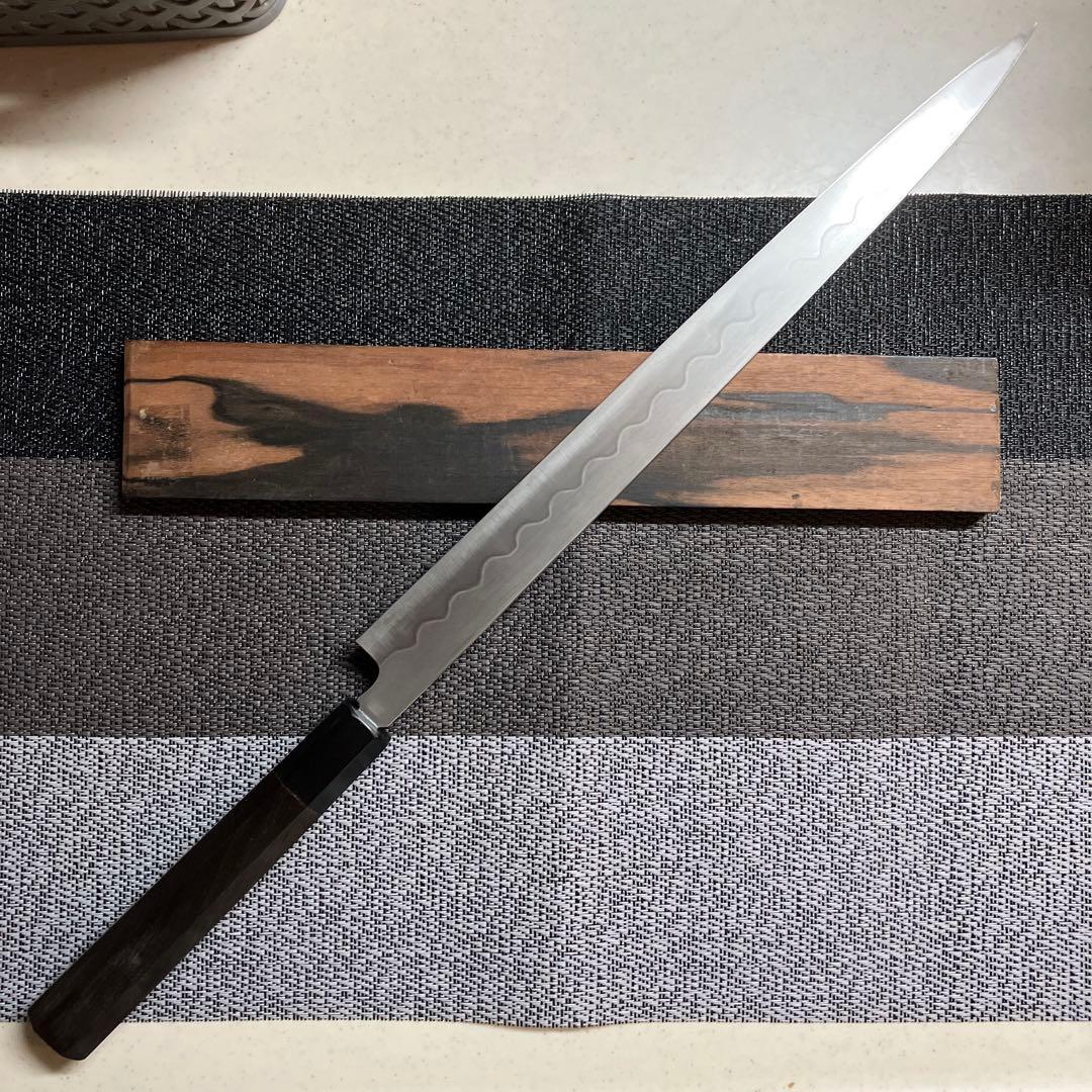 玄磨　柳刃包丁　天然砥石で本刃付け済み❗️
