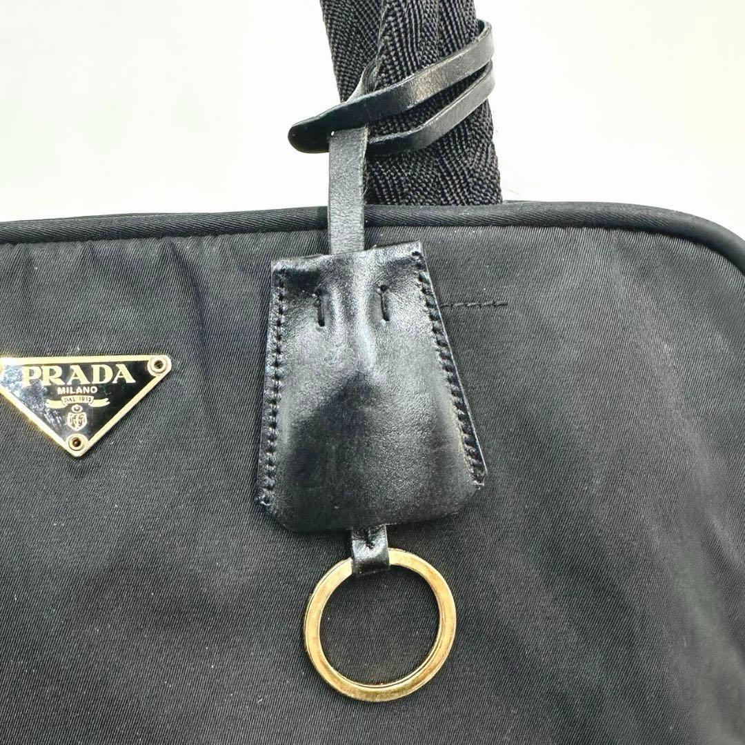 PRADA プラダ 三角ロゴプレート ハンドバッグ トートバッグ ゴールド金具