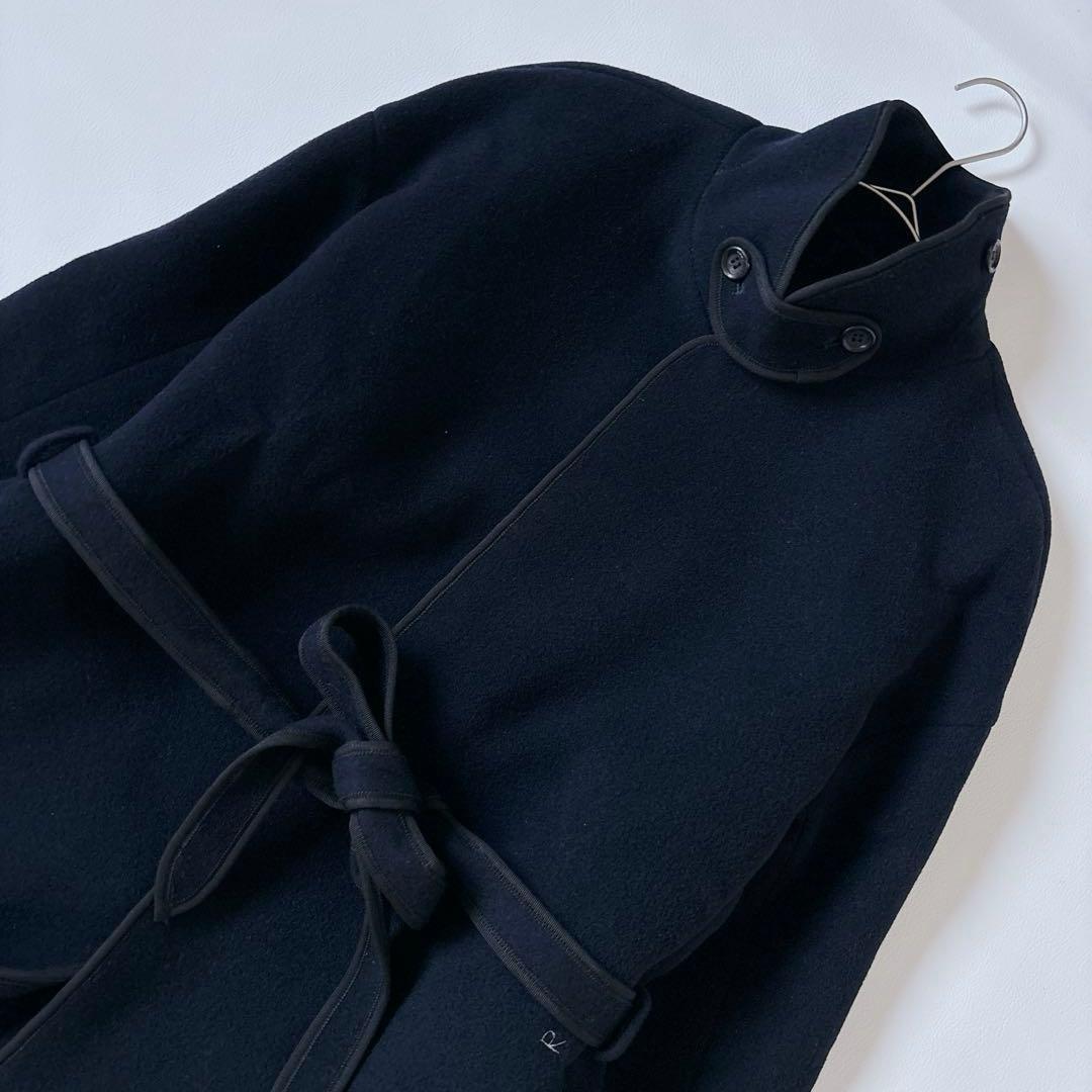 【裕】45R メルトンコート パイルカット ロゴ刺繍 近年 ストラップ M