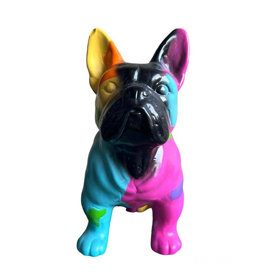 カラフルで可愛い(๑˃̵ᴗ˂̵)✨‼️❤️KARE DESIGN❤️ブルドッグ貯金箱