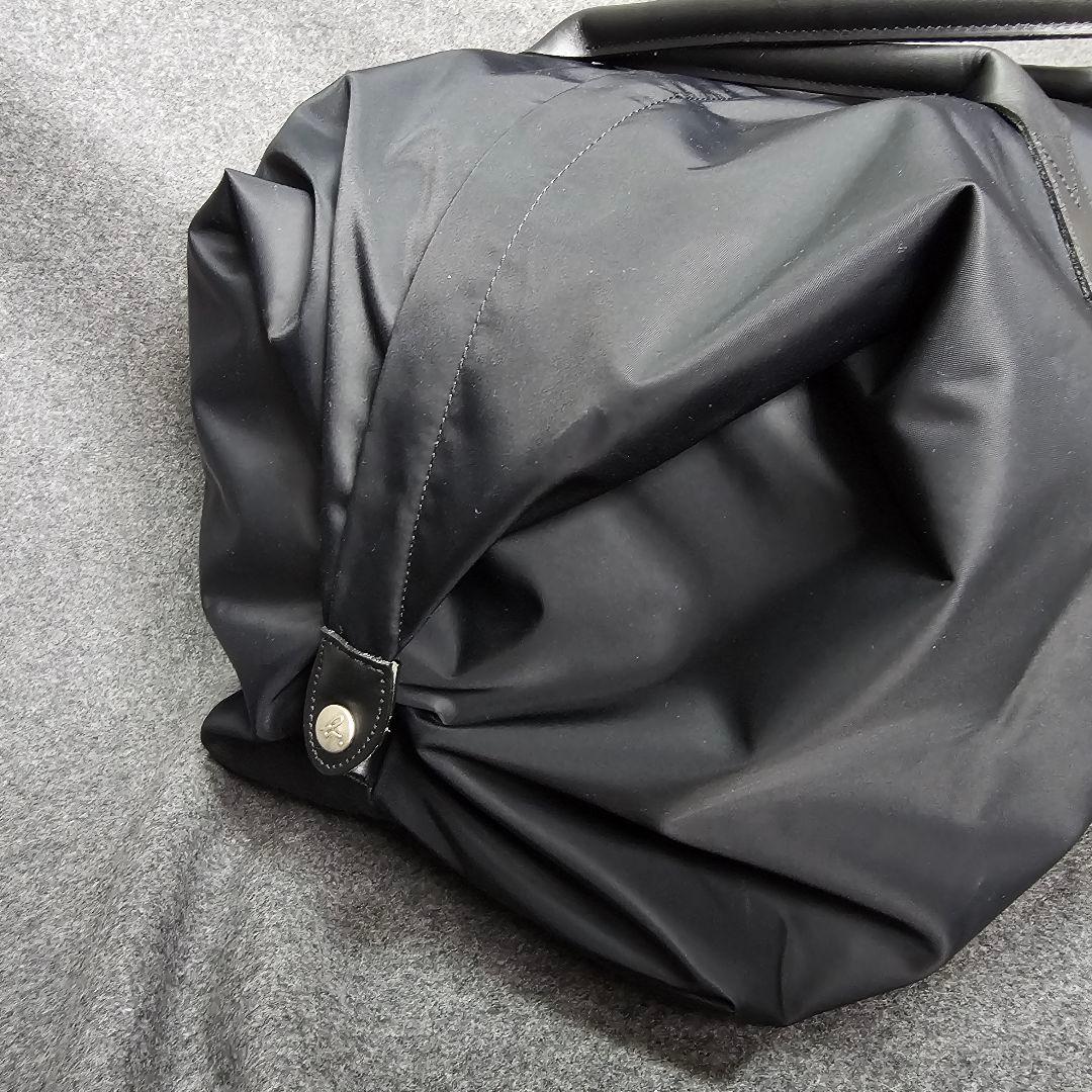 美品【アニエスベーボヤージュ】2WAY ボストンバッグ 旅行バッグ 黒