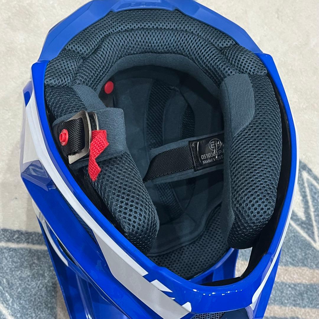 FOX オフロードヘルメット　V1 カラー青　モトクロス