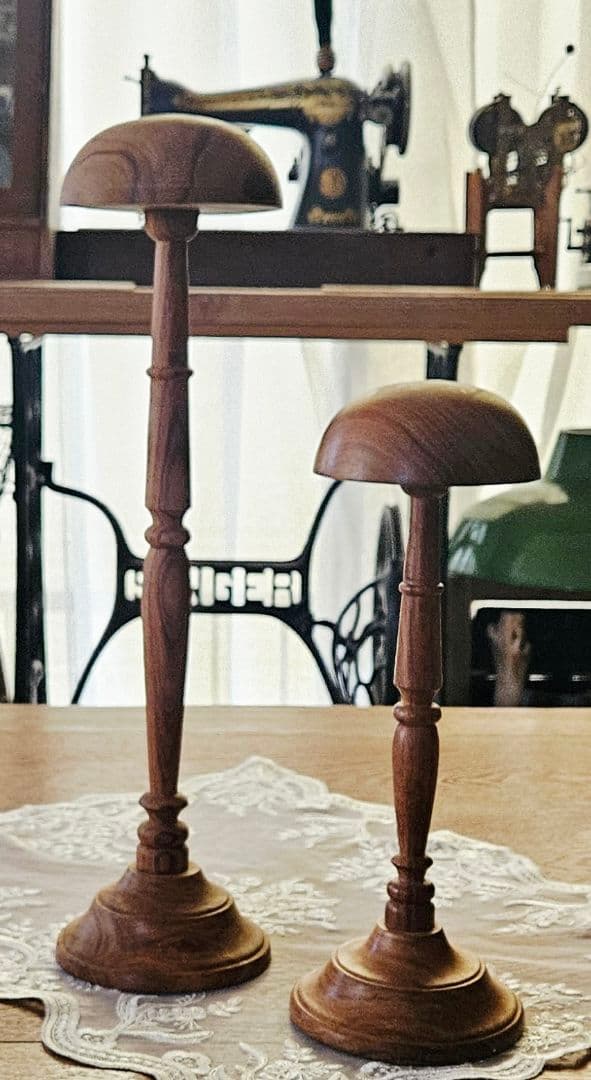 木製 ハットスタンド アンティーク風 2個セット