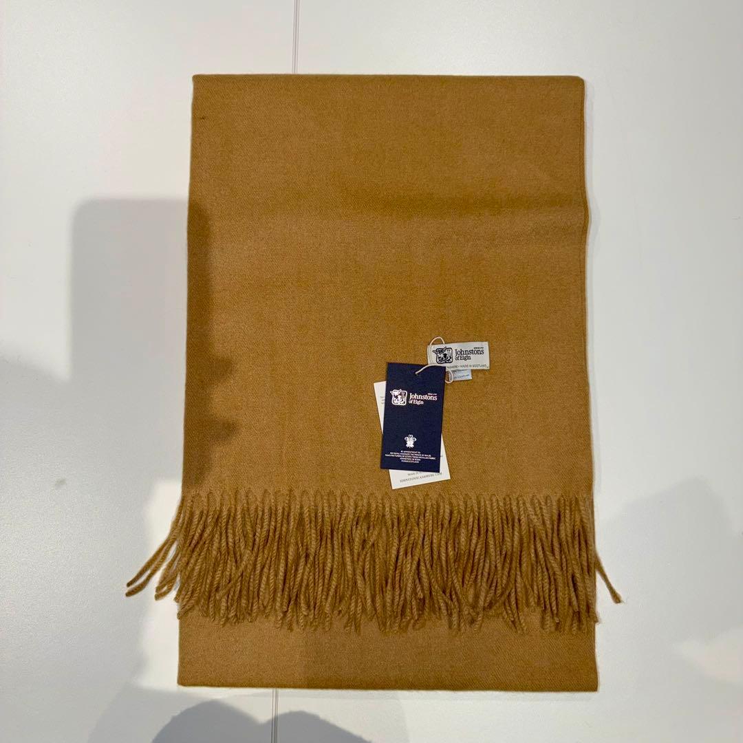 Johnstonsジョンストンズ カシミア 大判ストール マフラー キ【即発】