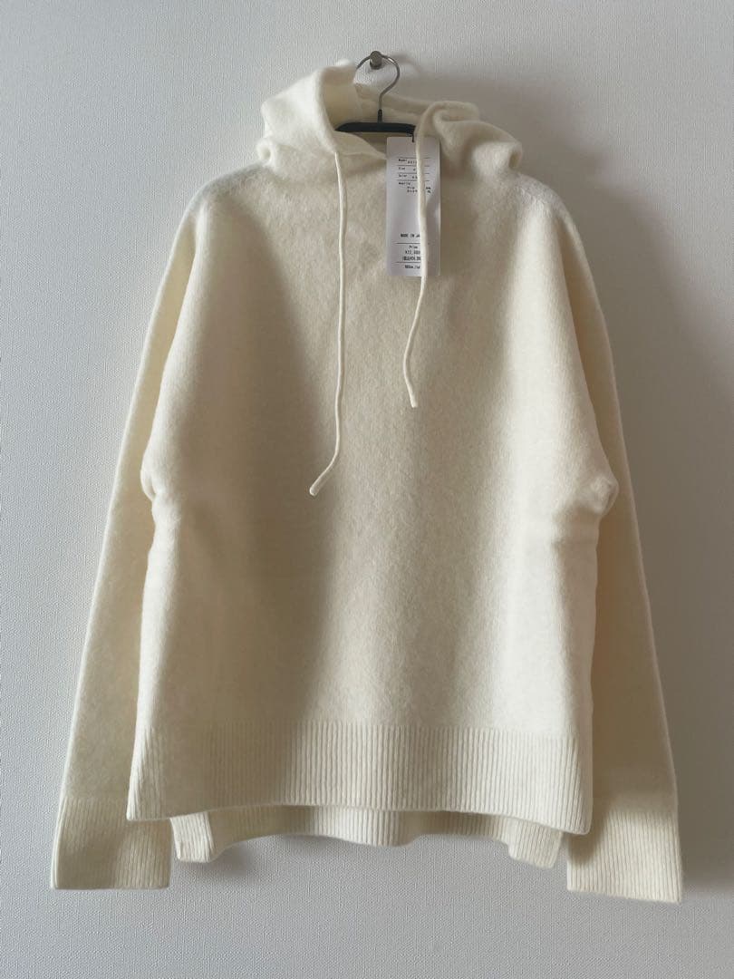 【新品】maison de R ウールカシミヤニットフーディ