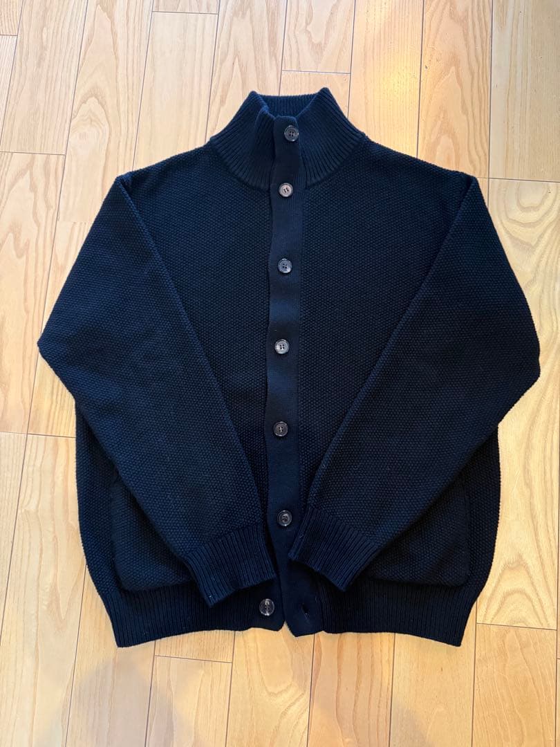 トップス BATONER HIGH TWIST CARD WOOL BLOUSON