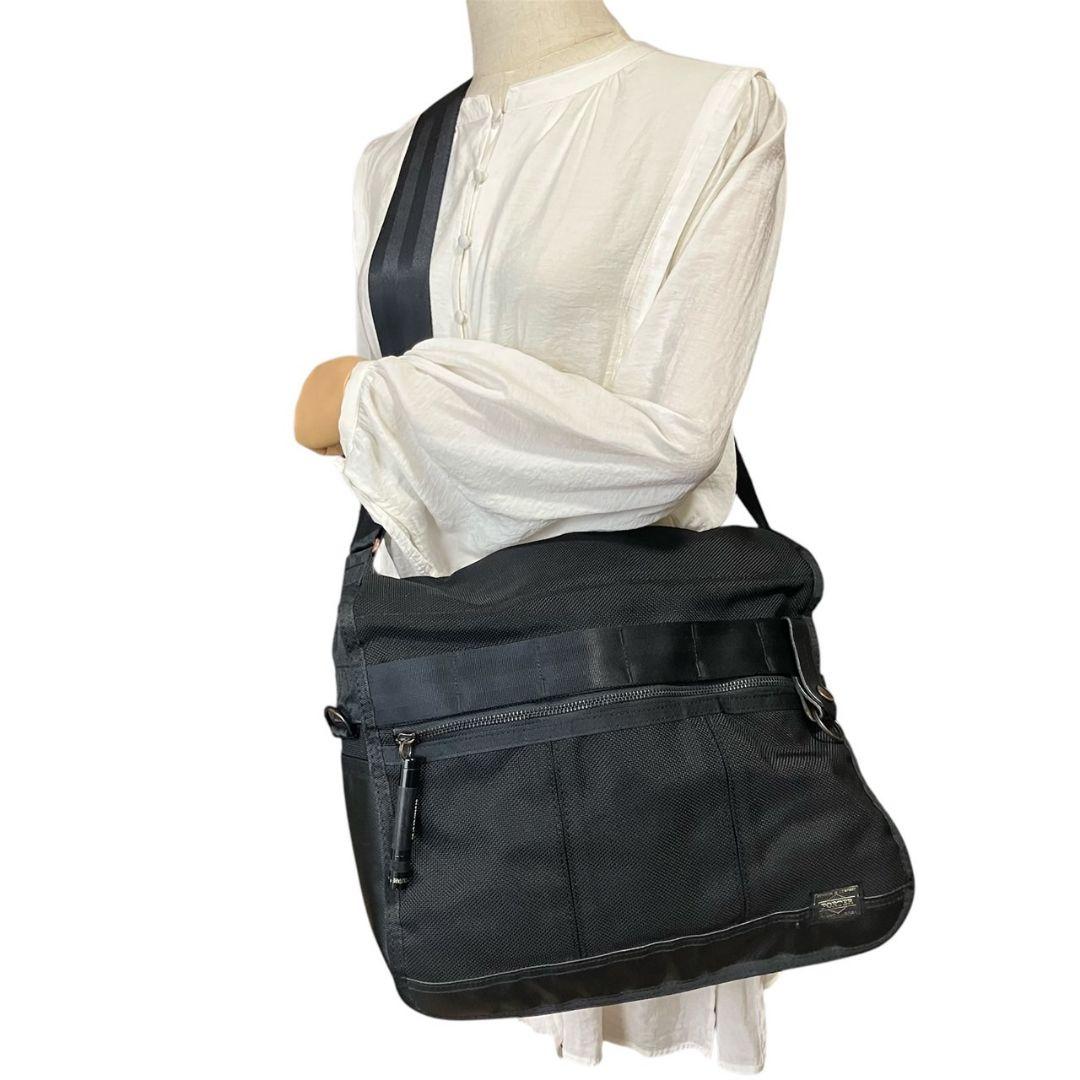 よん　ポーター　ショルダー　メッセンジャーバッグ　ヒート　斜め掛け　ナイロ