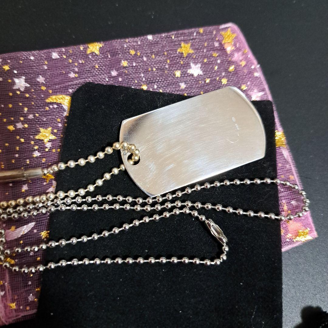 【シングルママ】正規品GUCCIドッグタグ 925　キーホルダー2Way